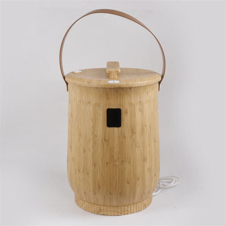 Wood Grain Towel Warmer Bucket