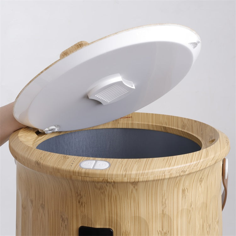 Wood Grain Towel Warmer Bucket